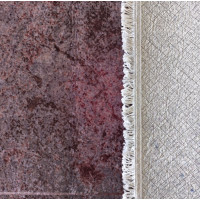 Kusový koberec HONOR New - Edge - tmavě červený