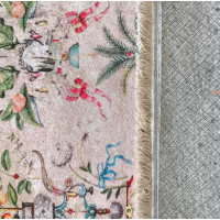 Kusový koberec HONOR New - Exotic flowers - krémový