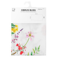 Velikonoční ubrus BLISS Květy - 130x180 cm - bílý