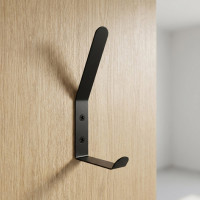 Sada kovových háčků FLORO 5 ks - černá