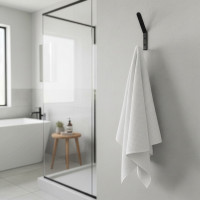 Sada kovových háčků FLORO 5 ks - černá