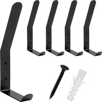 Sada kovových háčků FLORO 5 ks - černá