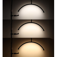 Kosmetická bezstínová LED lampa - černá