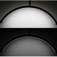 Kosmetická bezstínová LED lampa - černá