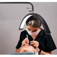 Kosmetická bezstínová LED lampa - černá