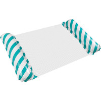 Nafukovací plážová matrace houpací síť vodní lehátko křeslo bazén modrá