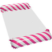 Nafukovací plážová matrace - bazénové křeslo - růžové