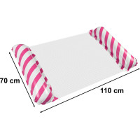 Nafukovací plážová matrace - bazénové křeslo - růžové