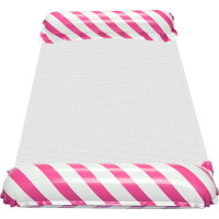 Nafukovací plážová matrace - bazénové křeslo - růžové