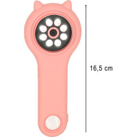 Optický mikroskop/digitální lupa 500x 2Mpx - růžová