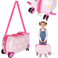 Dětský cestovní kufr na kolečkách - Jednorožec