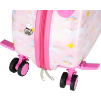 Dětský cestovní kufr na kolečkách - Jednorožec