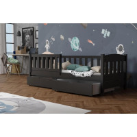 Dětská postel z masivu borovice BEN se šuplíky - 200x90 cm