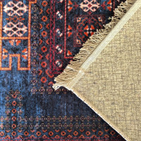 Kusový koberec HONOR New - Ethnic - tmavě modrý/červený