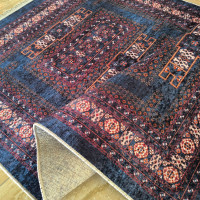 Kusový koberec HONOR New - Ethnic - tmavě modrý/červený