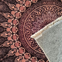 Kusový koberec HONOR New - Mandala - tmavě červený/růžový