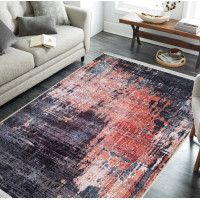 Kusový koberec HONOR New - Mist - červený/šedý