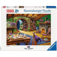 RAVENSBURGER Puzzle Útulná kouzelnická chaloupka 1000 dílků