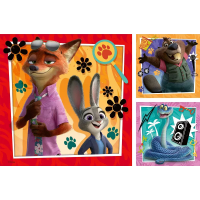 RAVENSBURGER Puzzle Zootropolis: Město zvířat 3x49 dílků