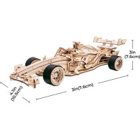 ROBOTIME Rokr 3D dřevěné puzzle Formule 247 dílků