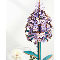 ROBOTIME Rowood 3D dřevěné puzzle Šeřík 154 dílků