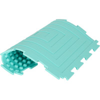 Senzorická podložka Montessori pro masáž nohou 8 dílků - pastelové barvy