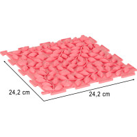 Senzorická podložka Montessori pro masáž nohou 8 dílků - pastelové barvy