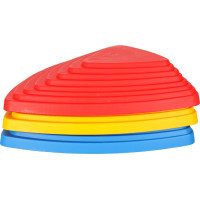 Senzorická Montessori stezka Říční kameny pro trénink rovnováhy 11 prvků - barevná