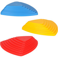 Senzorická Montessori stezka Říční kameny pro trénink rovnováhy 11 prvků - barevná