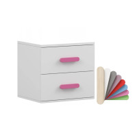 Noční stolek SMYK - bílý (více variant)