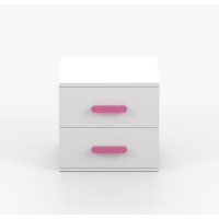 Noční stolek SMYK - bílý (více variant)