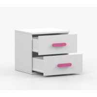 Noční stolek SMYK - bílý (více variant)