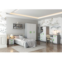 Psací stůl SMYK - šedý/bílý (více variant)