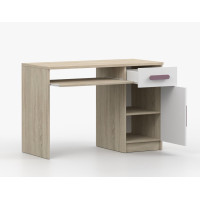 Psací stůl SMYK - dub sonoma/bílý (více variant)