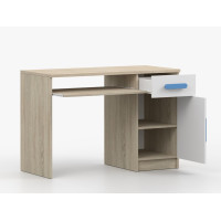 Psací stůl SMYK - dub sonoma/bílý (více variant)