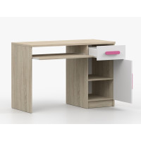 Psací stůl SMYK - dub sonoma/bílý (více variant)