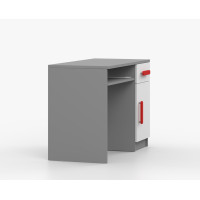 Psací stůl SMYK - šedý/bílý (více variant)