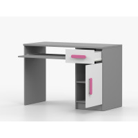 Psací stůl SMYK - šedý/bílý (více variant)