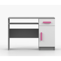 Psací stůl SMYK - šedý/bílý (více variant)