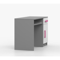 Psací stůl SMYK - šedý/bílý (více variant)