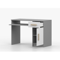 Psací stůl SMYK - šedý/bílý (více variant)