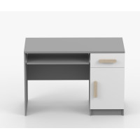 Psací stůl SMYK - šedý/bílý (více variant)