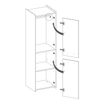 Šatní skříň MIRRAGE II