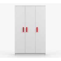 Šatní skříň SMYK 120 - bílá (více variant)