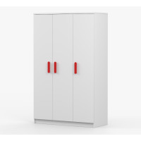 Šatní skříň SMYK 120 - bílá (více variant)