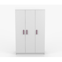 Šatní skříň SMYK 120 - bílá (více variant)