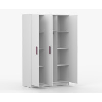 Šatní skříň SMYK 120 - bílá (více variant)