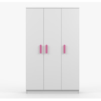 Šatní skříň SMYK 120 - bílá (více variant)