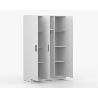 Šatní skříň SMYK 120 - bílá (více variant)