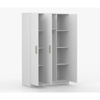 Šatní skříň SMYK 120 - bílá (více variant)